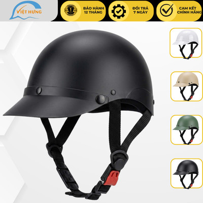 Mũ Bảo Hiểm LƯỠI DÀI ĐỦ MÀU KHOÉT và KHÔNG KHOÉT ANFAGO HELMET - 57-59CM Có Giấy Kiểm Định An Toàn , Mũ dành cho nam nữ