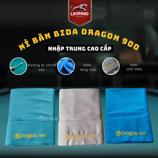 Vải Nỉ Dragon 900 Lông Cừu - Nỉ Lót Bàn Bida Lỗ - Hàng Chính Hãng Nhập Trung - LEOPARD BILLIARDS