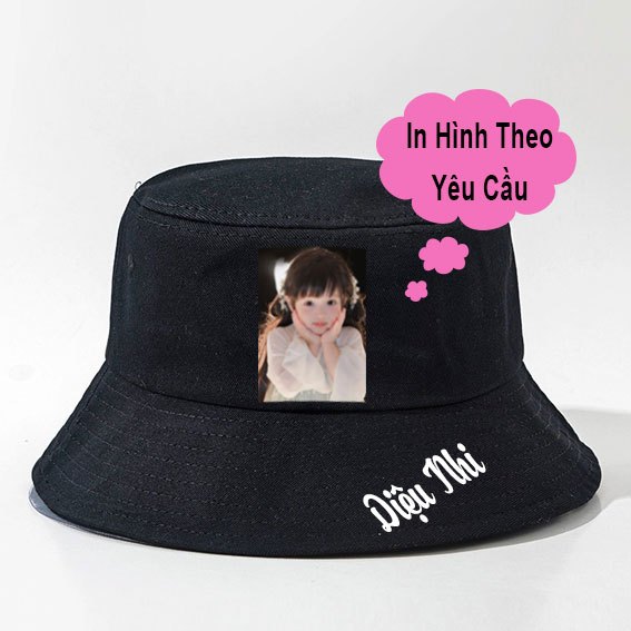 mũ in theo yêu cầu , nón bucket in theo yêu cầu giá rẻ