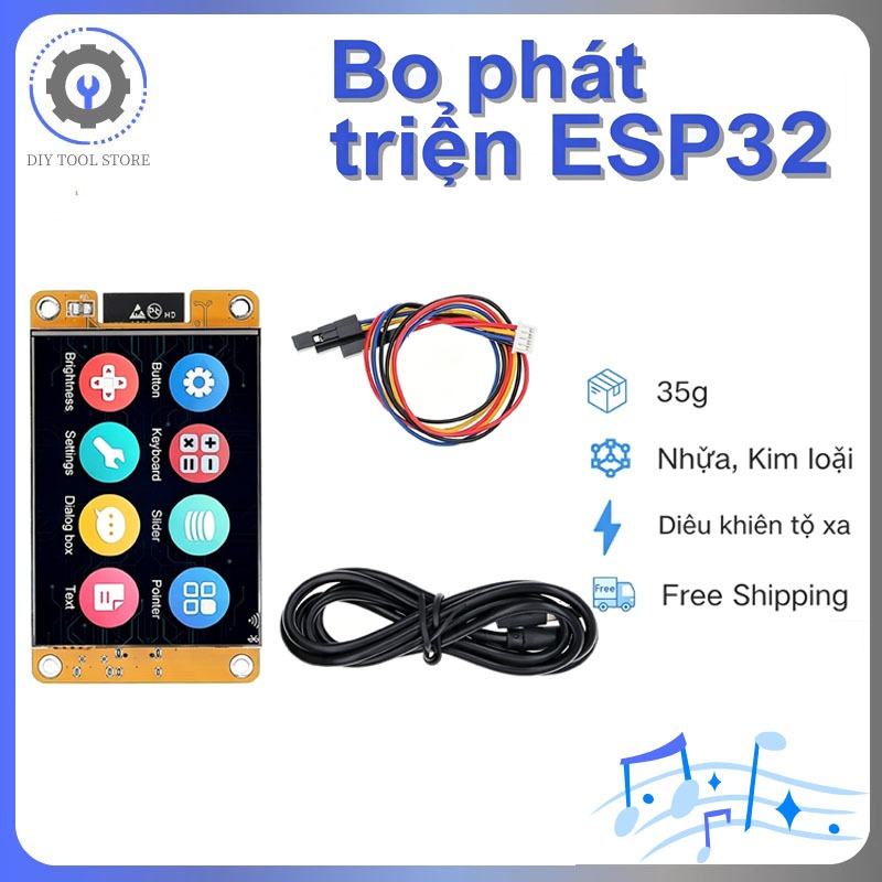 Bảng Mạch Phát Triển esp32 arduino lvgl wifi & bluetooth 2.8 "240 * 320 Màn Hình Cảm Ứng Thông Minh 