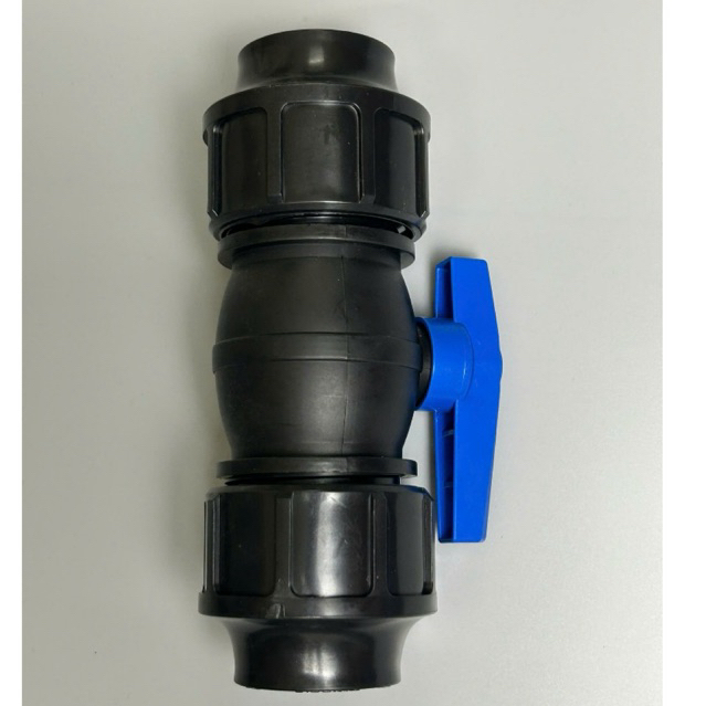 Van Khóa Nước HDPE Phi 40, 50, 63, 75, Van Ống Nước Sạch, Khóa Tổng Ống Nhựa HDPE