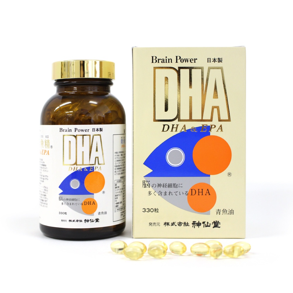 Viên bổ sung DHA cao cấp Brain Power 330 viên Nhật Bản