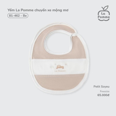 Yếm La Pomme chuyến xe mộng mơ - Sợi Petit Soyeu thoáng mát - Bé trai - Freesize