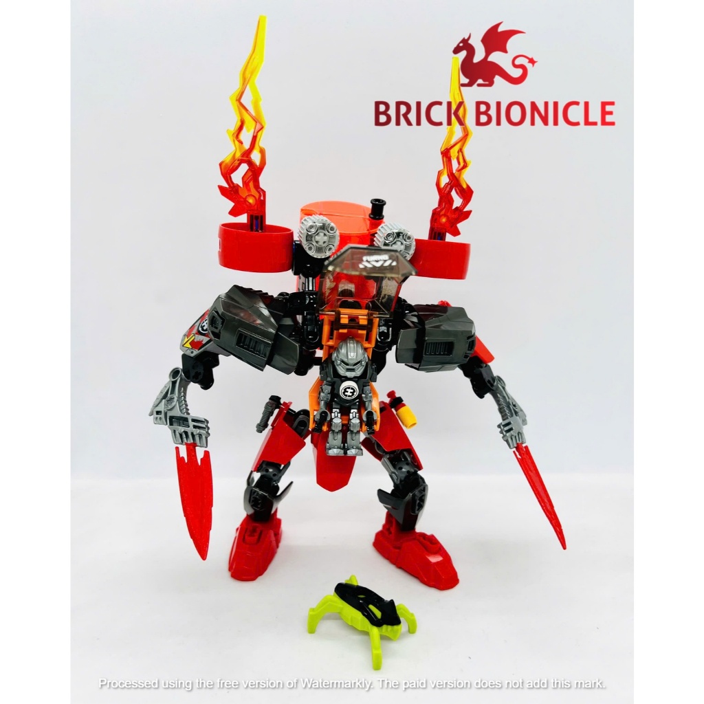 VINTAGE HERO FACTORY - ĐỒ CHƠI HERO FACTORY - 44007 OGRUM no official box