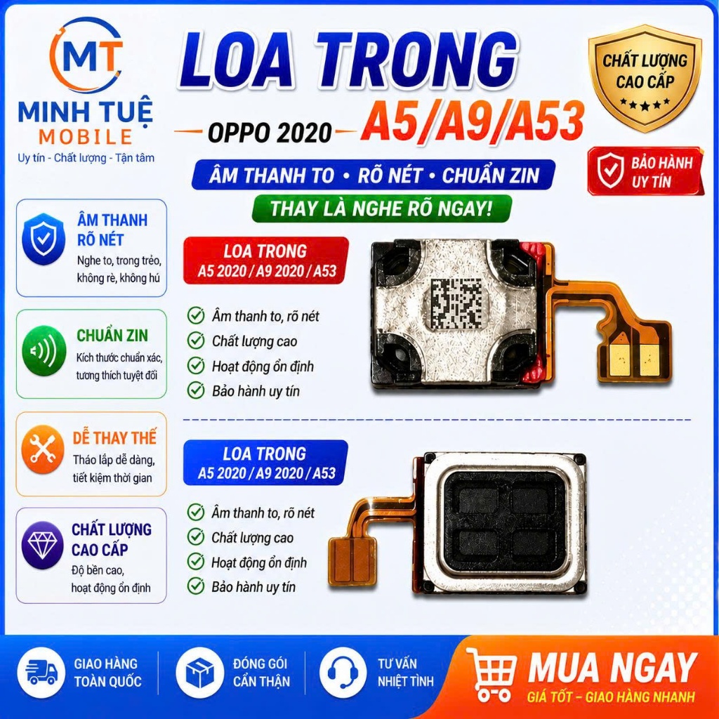 Loa nghe A5 2020/A9 2020/A53 Oppo