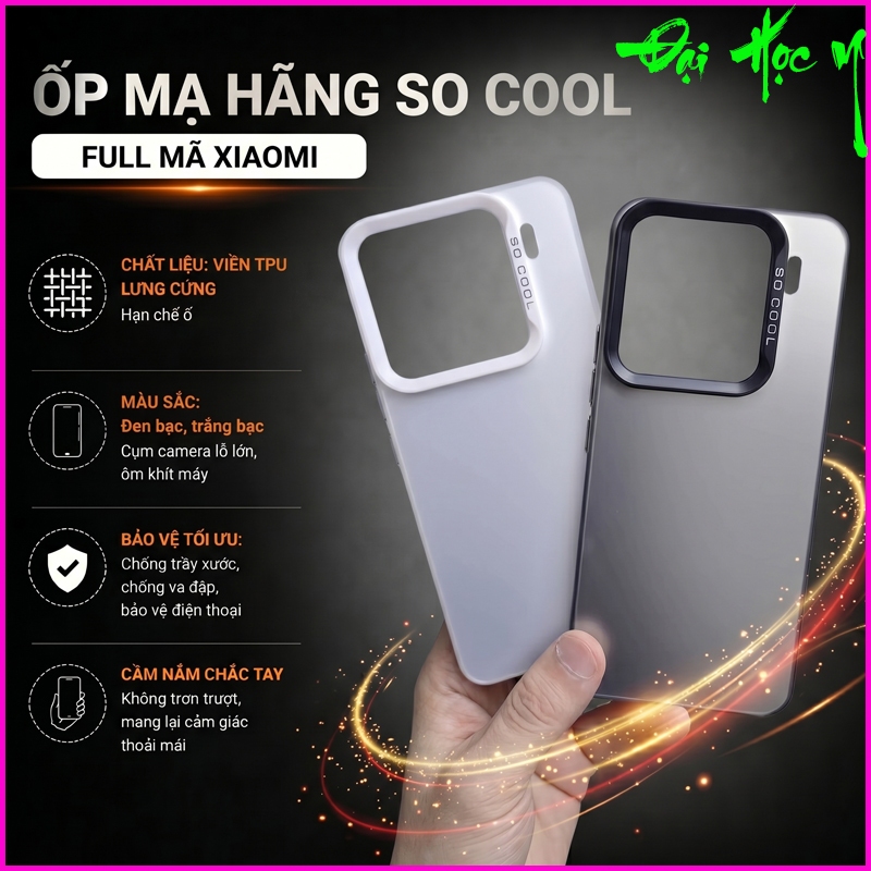 Ốp lưng imd đen bạc socool Xiaomi K80/ K80 Champion/ K80 Pro...  viền TPU lưng cứng mạ lazer cao cấp