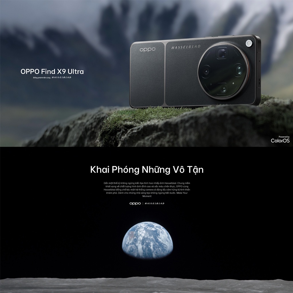 Điện thoại OPPO FIND X9 Ultra 12GB + 512GB | Pin 7050 mAh | Màn hình 6.82" | Snapdragon® 8 Elite Gen | BigBuy360 - bigbuy360.vn