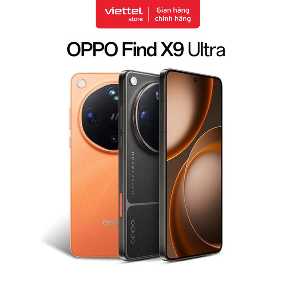 Điện thoại OPPO FIND X9 Ultra 12GB + 512GB | Pin 7050 mAh | Màn hình 6.82" | Snapdragon® 8 Elite Gen | BigBuy360 - bigbuy360.vn