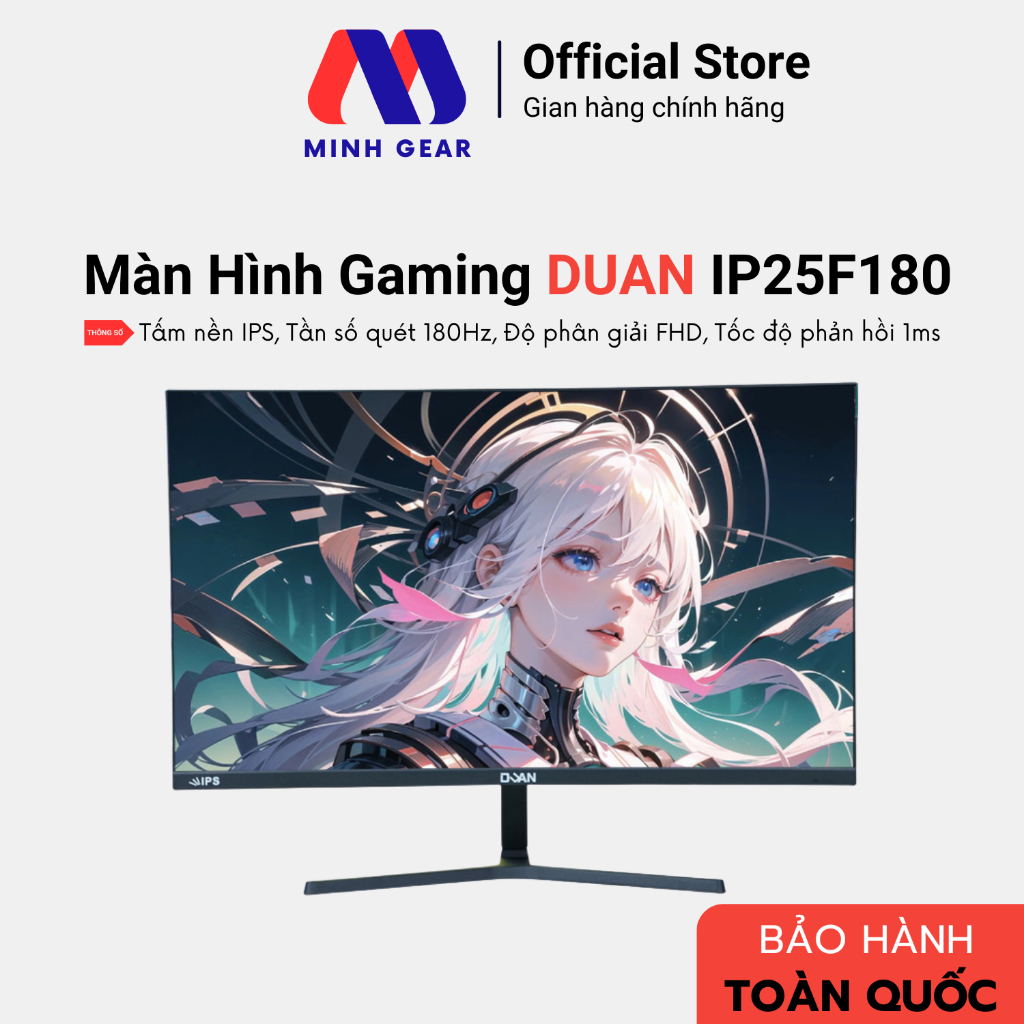 Màn Hình Gaming DUAN DA-IP25F180 - Hàng Chính Hãng
