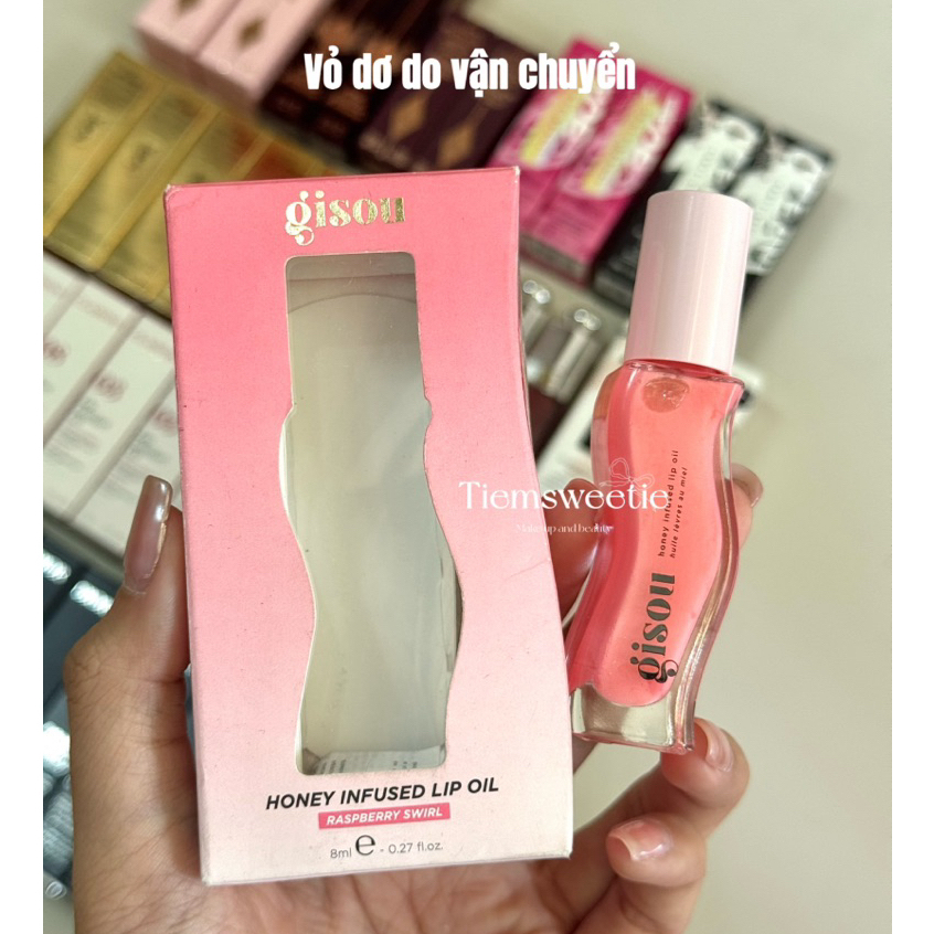 Son bóng Gisou Honey Infused Lip Oil
