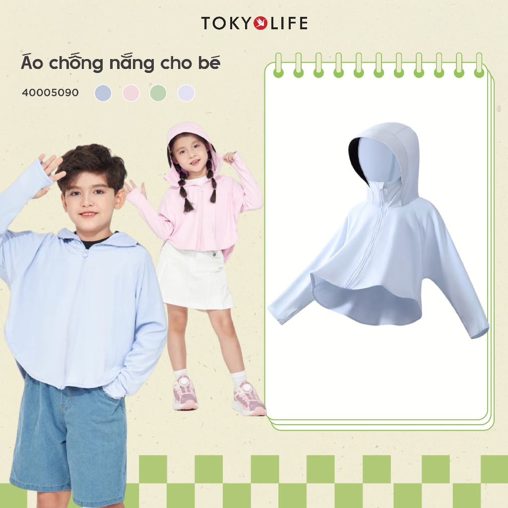Áo chống nắng cho bé TOKYOLIFE áo khoác chống nắng Cool Ice chống tia UV cho bé 40005090