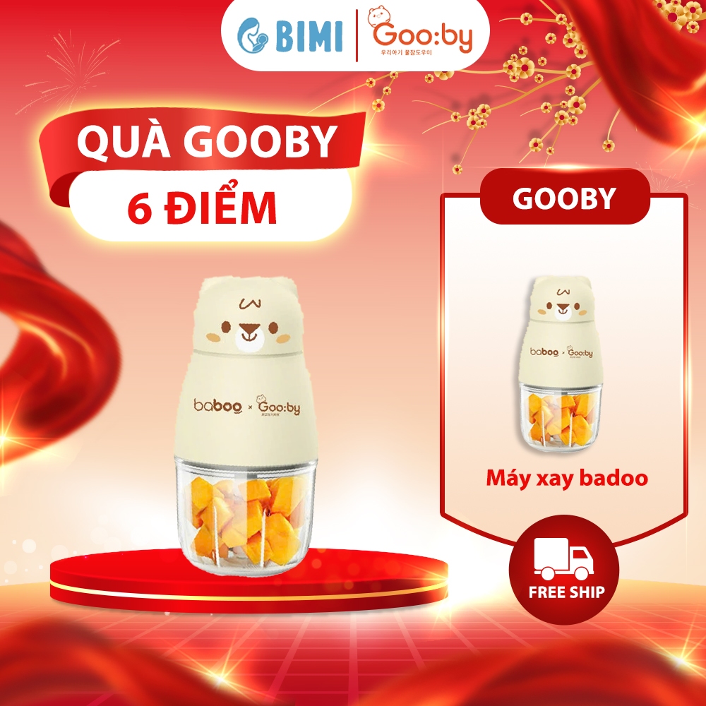 Quà Gooby 6 Điểm - Phụ Kiện Cho Bé: Máy Xay badoo  Goo.by Chính Hãng