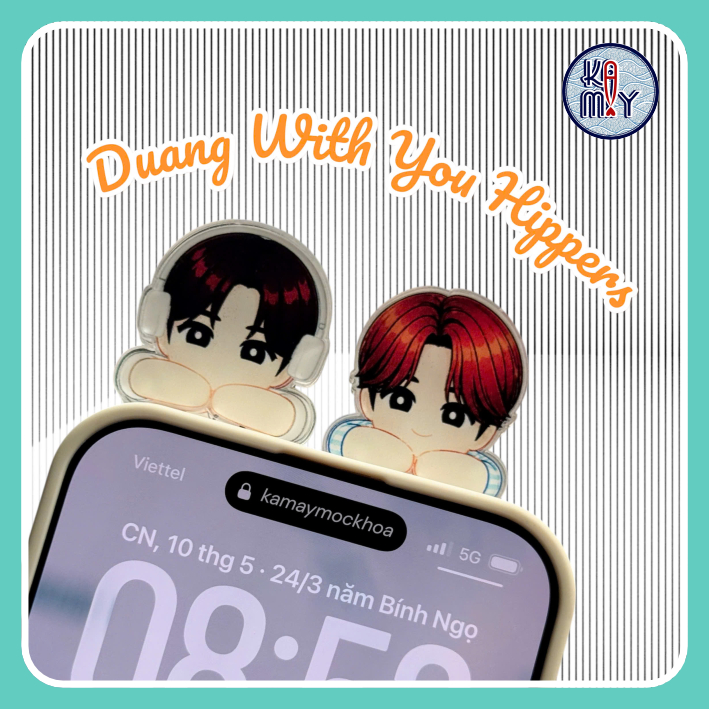 DUANG WITH YOU - Hippers điện thoại - móc khóa - pop giá đỡ - Kamay
