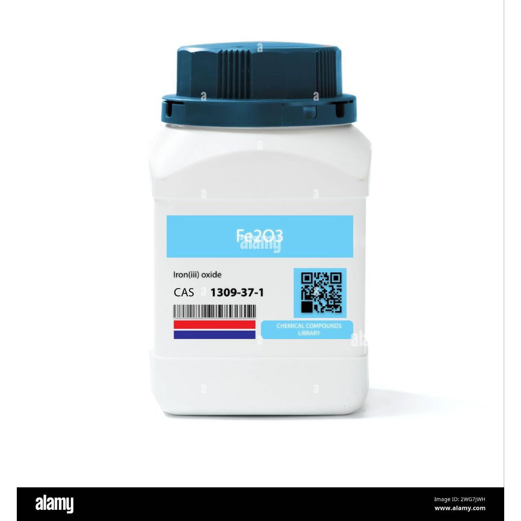 iron (iii) oxide, Fe2O3 red, iron oxide red