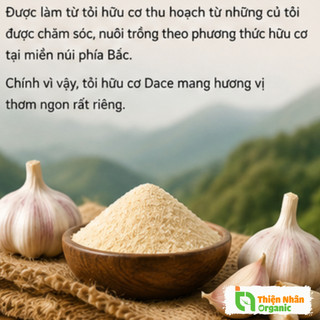 Bột Tỏi Hữu Cơ Dace 55g Gia Vị Nấu Ăn
