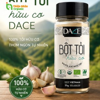 Bột Tỏi Hữu Cơ Dace 55g Gia Vị Nấu Ăn