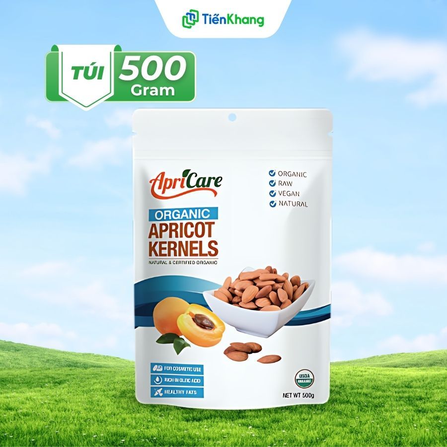 Nhân Hạt Mơ Hữu Cơ - Organic Apricot Kernels - Bịch (100gram)