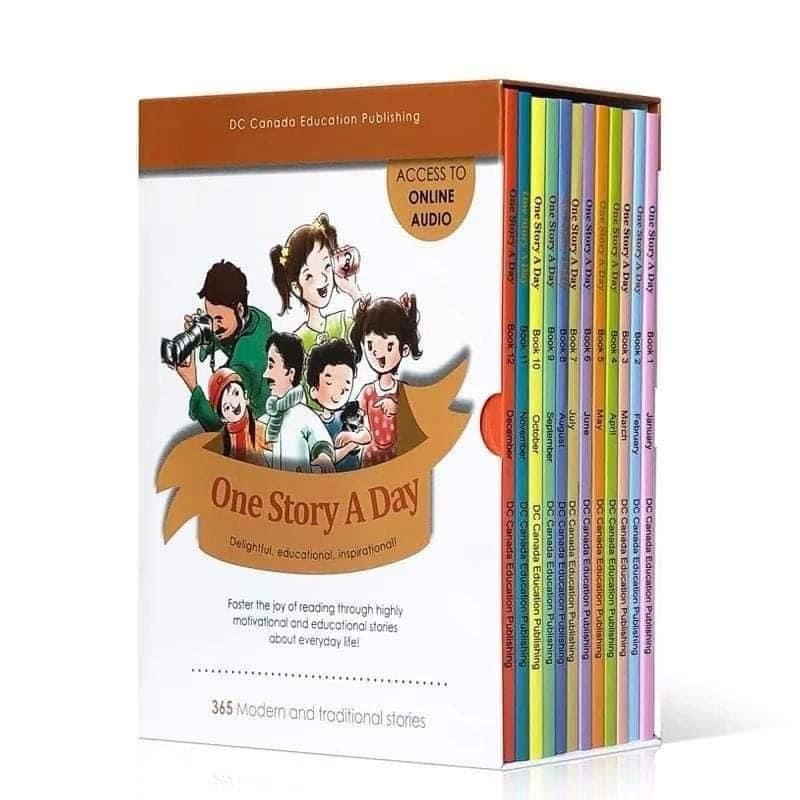 Bộ 12C - One Story A Day level 1,2,3 tặng kèm Audio cho bé học