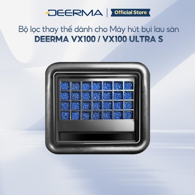 Bộ lọc thay thế cho máy hút bụi lau sàn Deerma VX100/ VX100 ULTRA S phụ kiện chính hãng