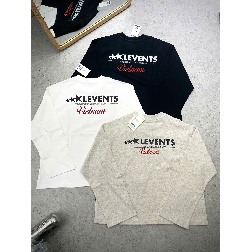 Áo Longtee Levent Hình In Cao Cấp Bốn Mùa ,Thời Trang Unisex Xu Hướng Trending | Dinostu