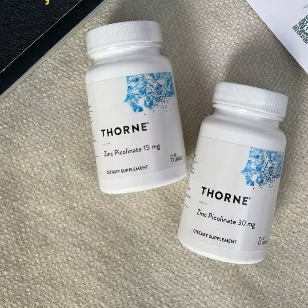 Viên kẽm Thorne Zinc Bisglycinate 30mg/15mg