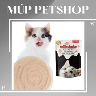 Pate Faenbei Milkshake, Pate Cho Mèo Dạng Sữa Lắc Tăng Đề Kháng Gói 85g