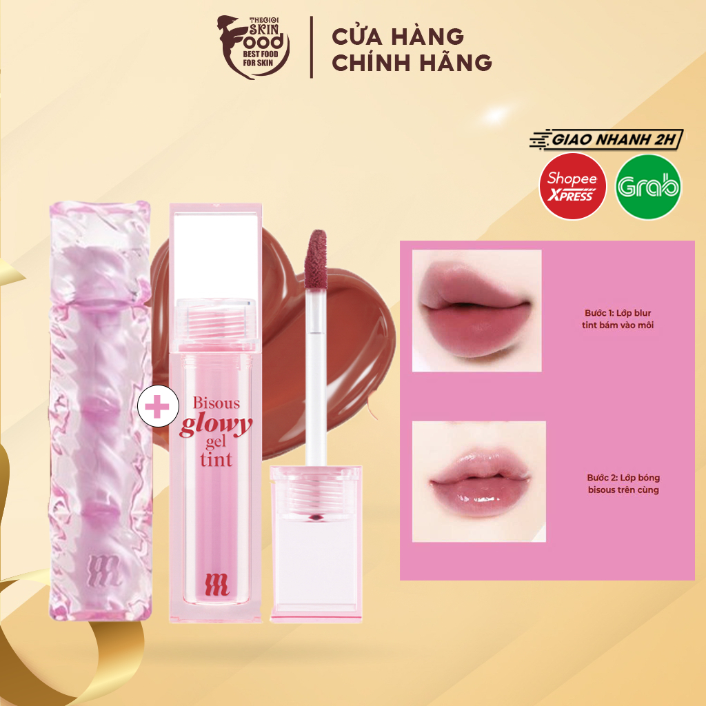 Combo Merzy 2 Son Merzy Water Fit Blur Tint + Son Merzy Bisous Glowy Gel Tint