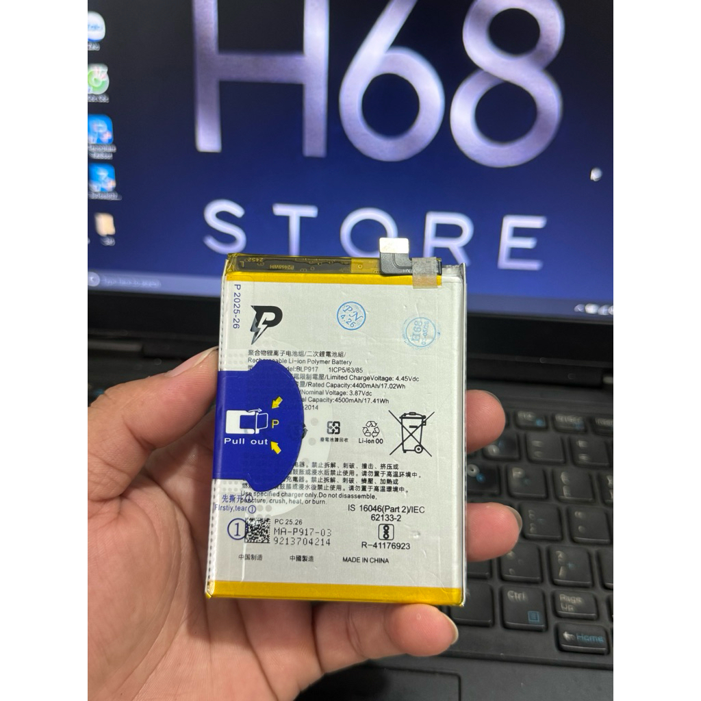 PIN OPPO BLP917 / RENO 7A / RENO 9A ZIN DUNG LƯỢNG CHUẨN 4500MAH