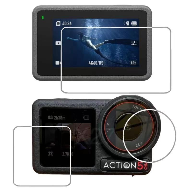 [HÀ NỘI] Combo Kính Cường Lực Độ Nét Cao cho DJI Osmo Action 5 Pro
