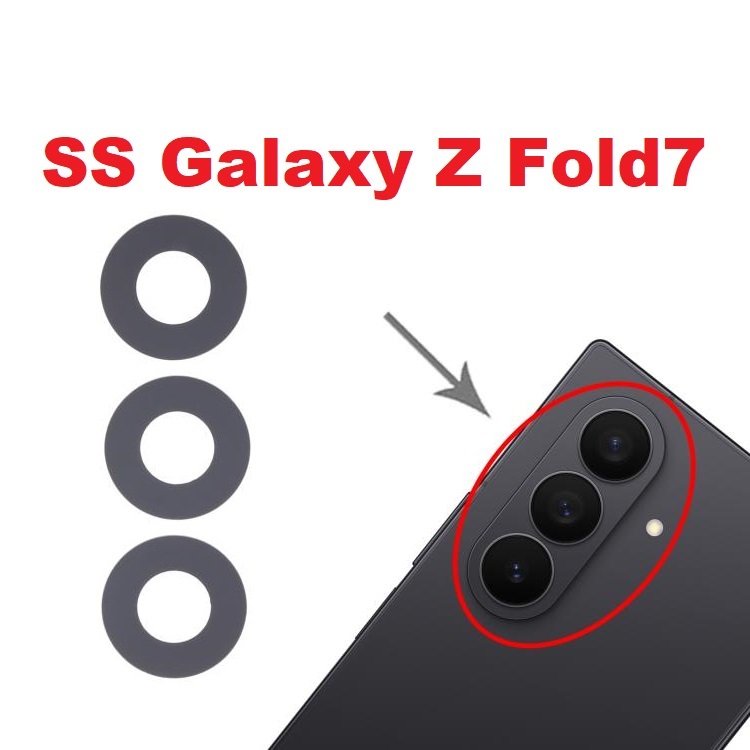 Mặt Kính Camera Sau Samsung Galaxy Z Fold7 / Fold 7 SM-F966B Rear Camera Lens Cover