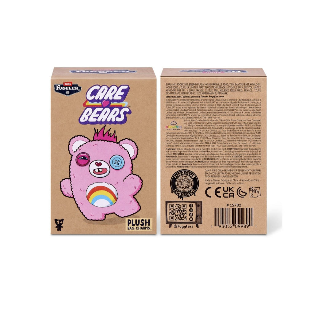 Blind Box Fuggler x Care Bears - Quái Vật Răng Thỏ Phiên Bản Gấu Bụng Sao