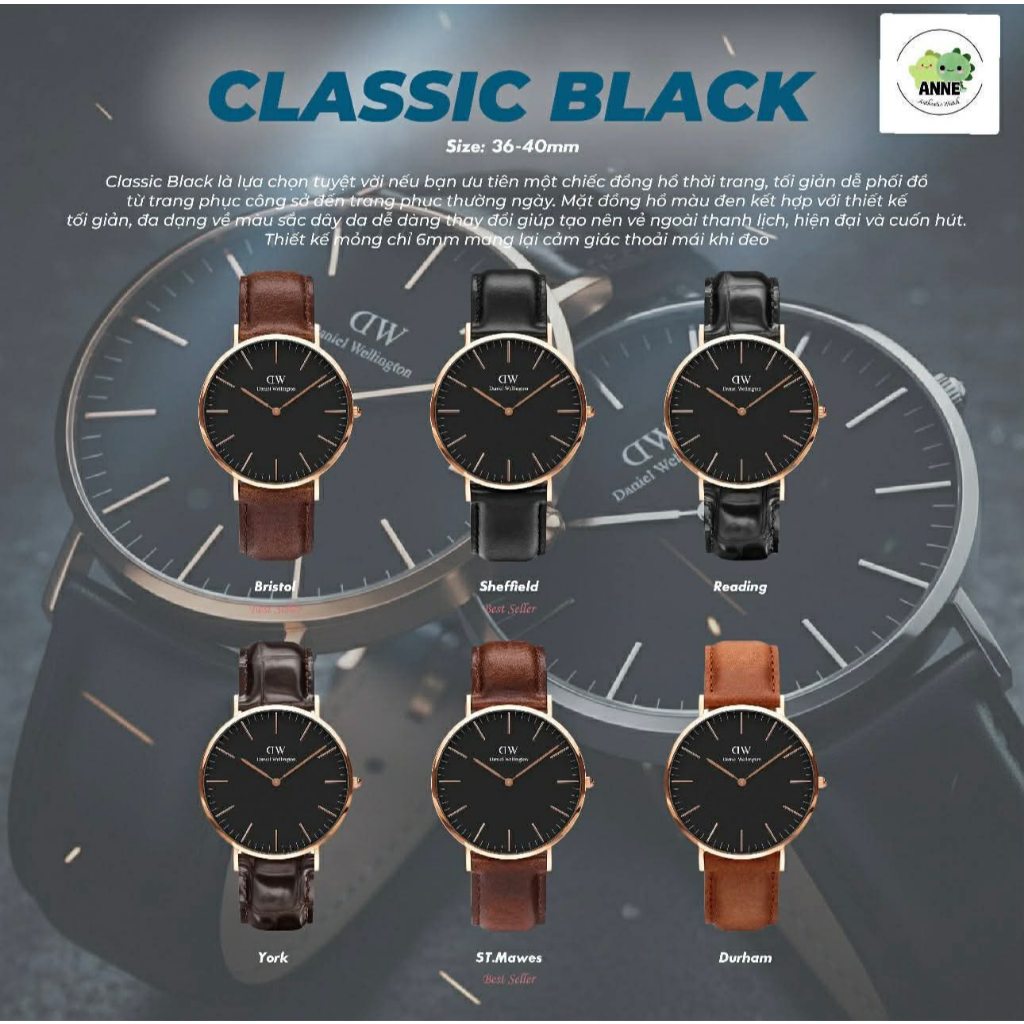 Đồng Hồ Nam DW - CLassic BLack