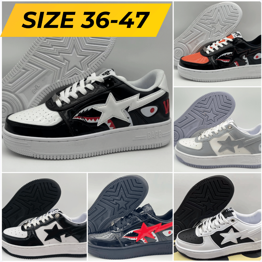 [36-48] Giày A Bathing Ape Bape Sta Full Box, Giày Bape Sta nam nữ dễ phối, phong cách