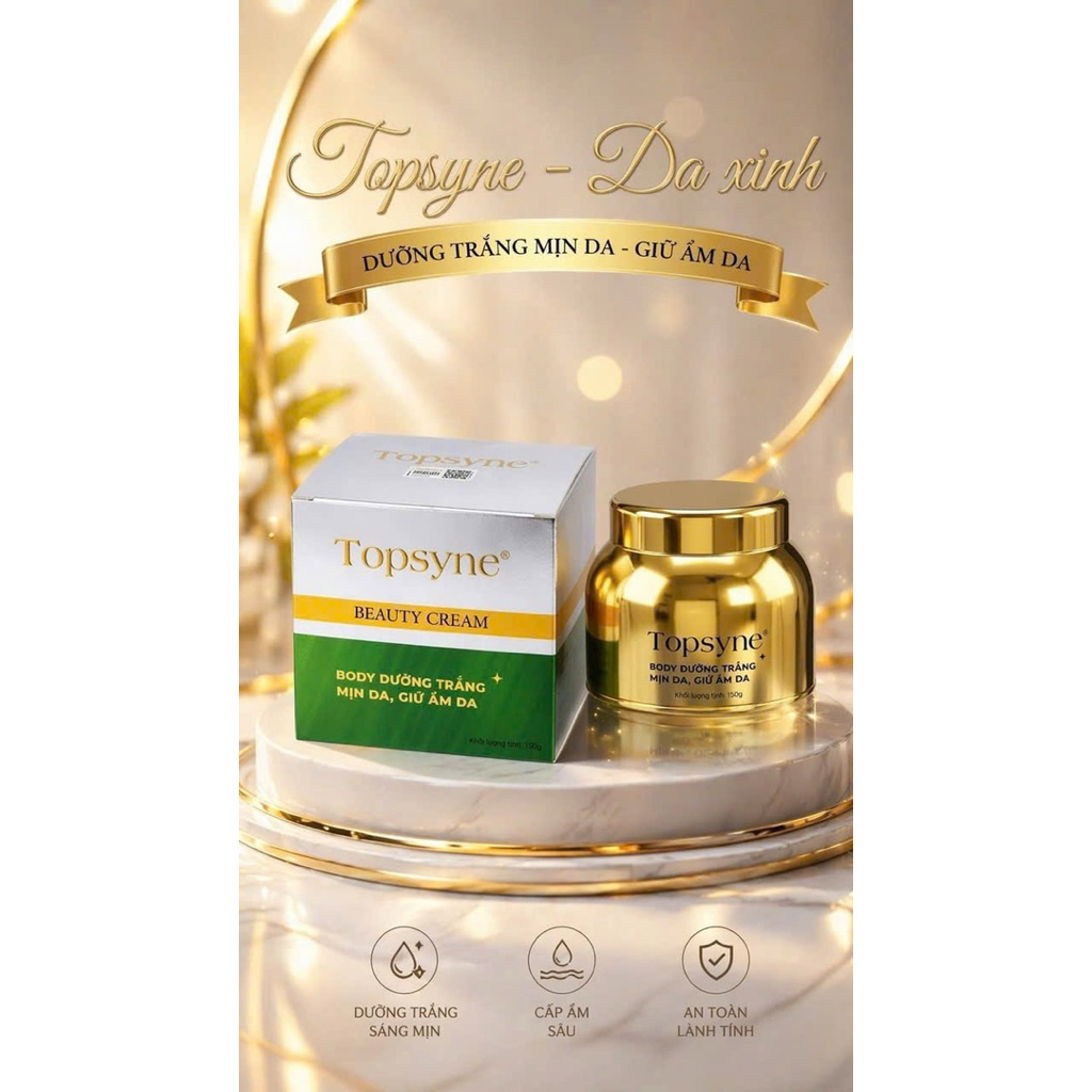 Kembody TOPSYNE dưỡng trắng  mịn da giữ  ẩm