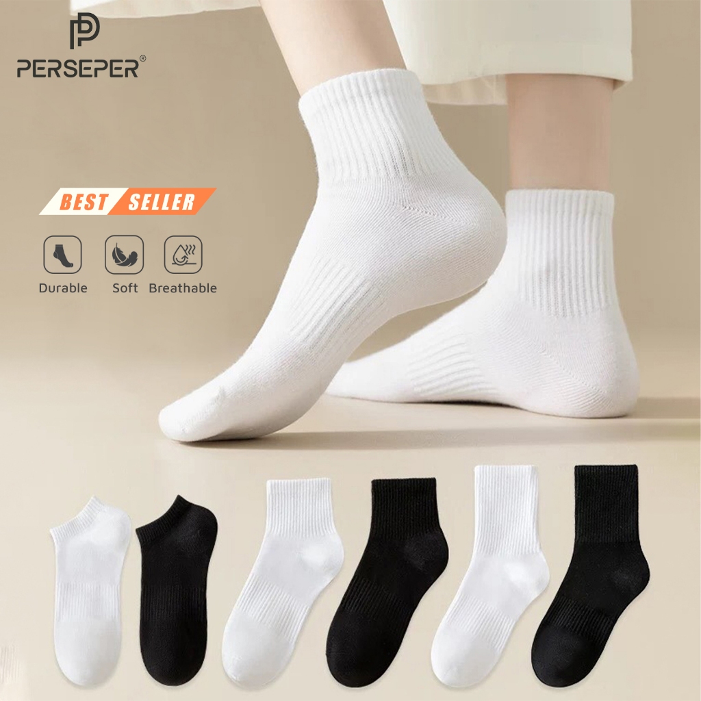 Tất vớ nữ chất liệu cotton thoáng khí, phong cách Hàn Quốc hiện đại - Cherry Shop