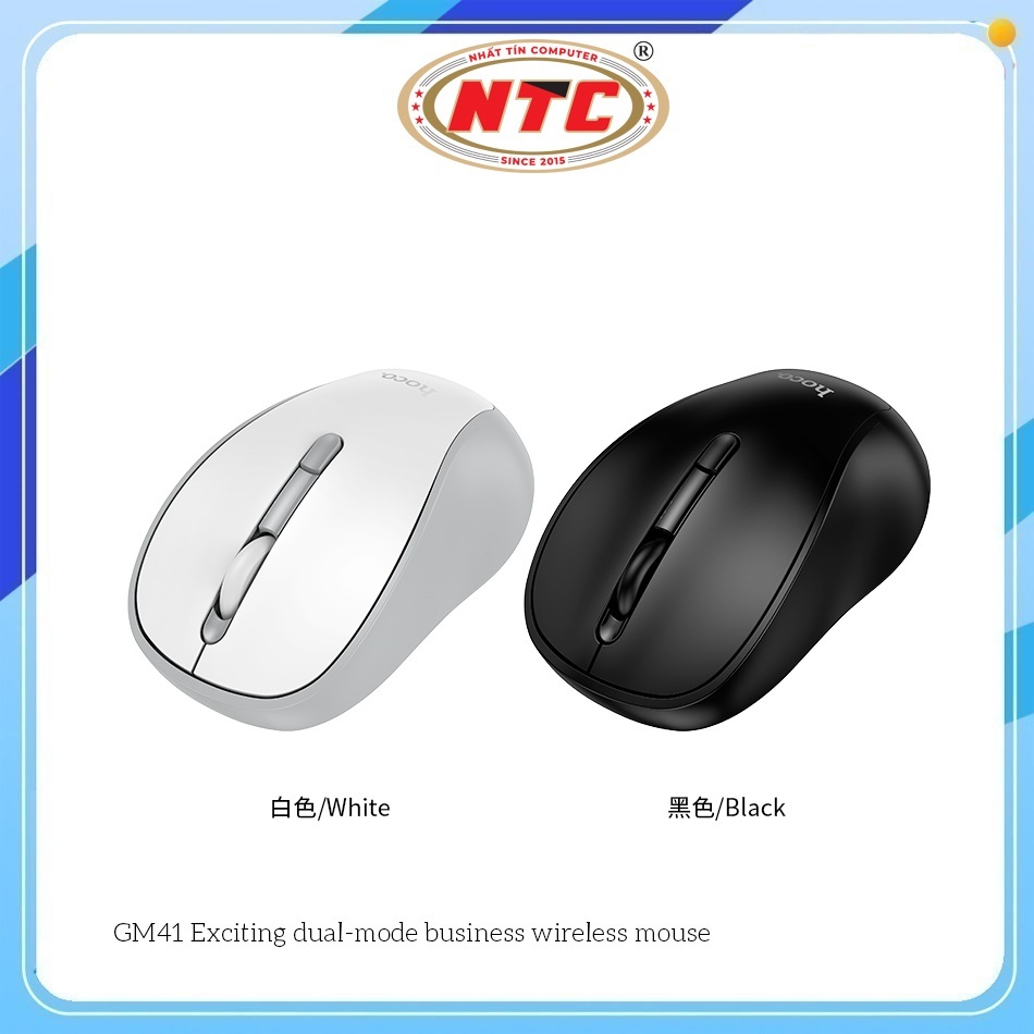 Chuột không dây Bluetooth kiêm Wireless 2.4G Hoco GM41 DPI 1600, Thiết kế nhỏ gọn