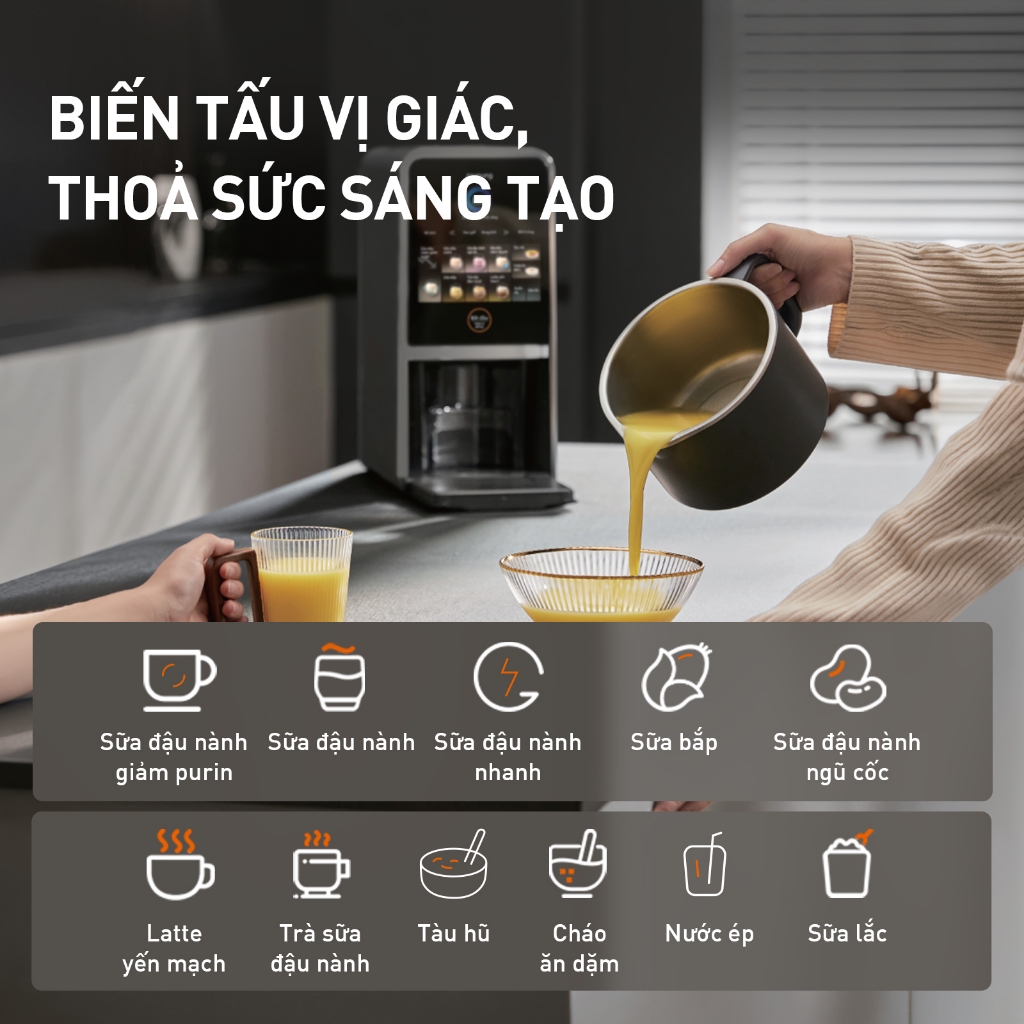 [Livestream] Máy nấu sữa hạt làm sạch tự động Joyoung JSCB-K7 PRO giảm ồn, khử purin, 12 chức năng | BigBuy360 - bigbuy360.vn