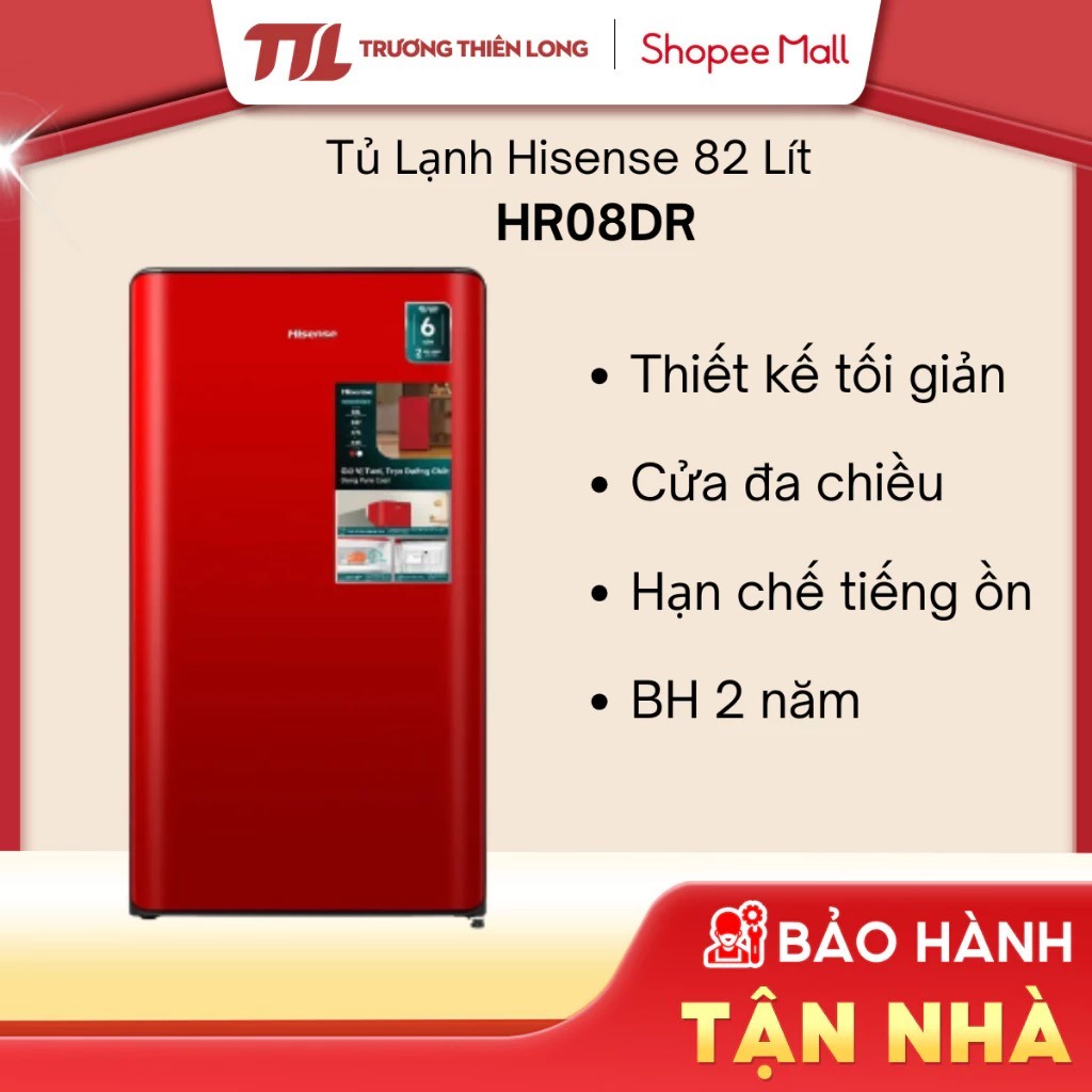 HR08DR |HR08DW - Tủ Lạnh Hisense 82 Lít HR08DR | HR08DW [FREESHIP HCM]