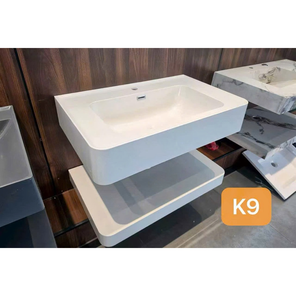 Bàn đá lavabo liền khối nguyên tảng