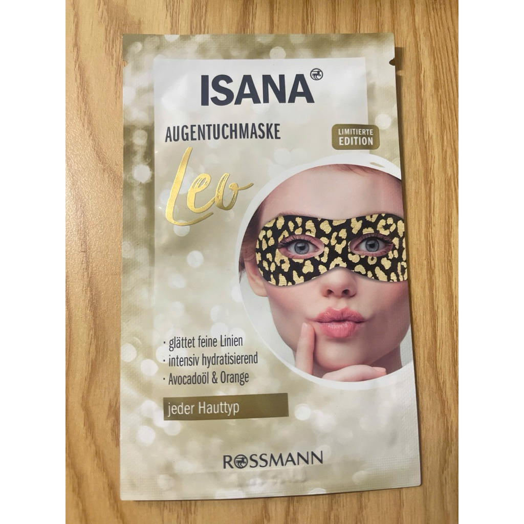 Mặt Nạ Giấy Vùng Mắt ISANA Augentuchmaske Leo Limitierte Edition