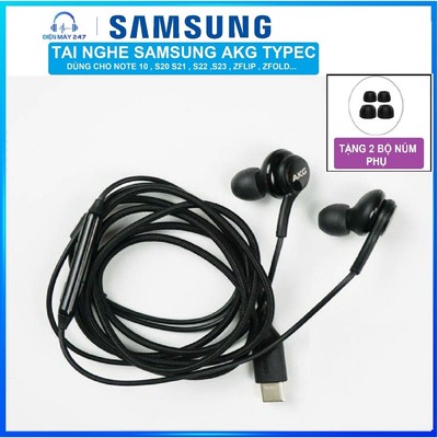 Tai nghe AKG cho Samsung Galaxy S21, S22 S23 S24 - Hàng Chính Hãng
