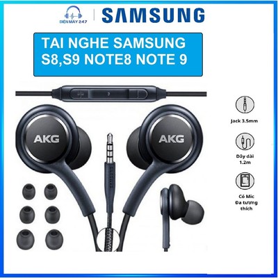 Tai Nghe cho Samsung Galaxy Note 9 - Lỗi 1 đổi 1- Chỉ phân phối HÀNG CHÍNH HÃNG