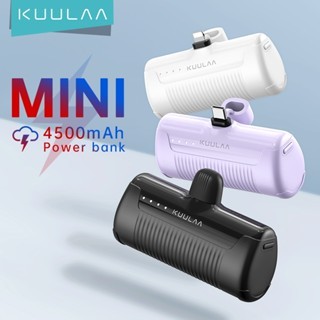 KUULAA Mini PD 12W Powerbank 4500mah Pin ngoài di động Sạc nhanh cho iPhone Android