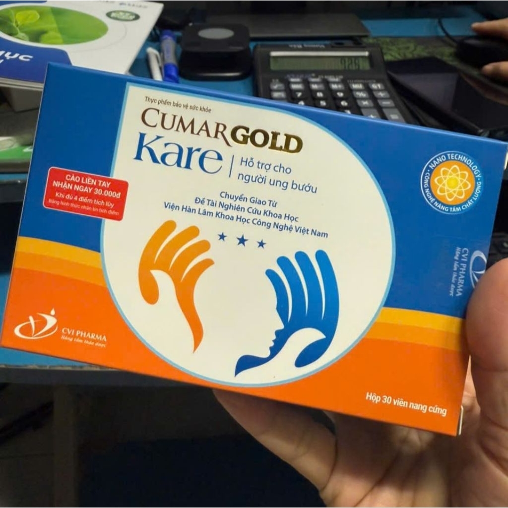 Thực phẩm bảo vệ sức khỏe Cumargold Kare - 1 hộp 30 viên