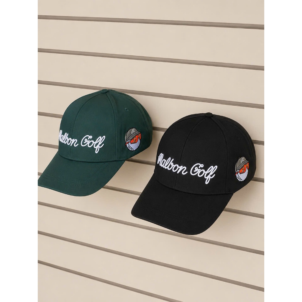 Mũ lưỡi trai Malbon Golf - Malbon Golf logo baseball cap - 7285
