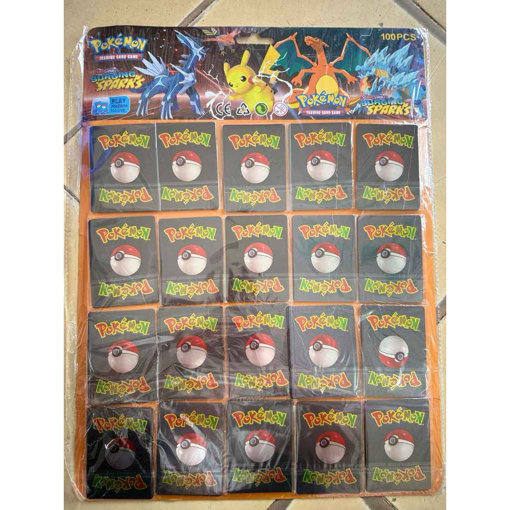 Vỉ 20 thẻ bài Pokemon đổi màu hấp dẫn( Tạp hoá a da đen)