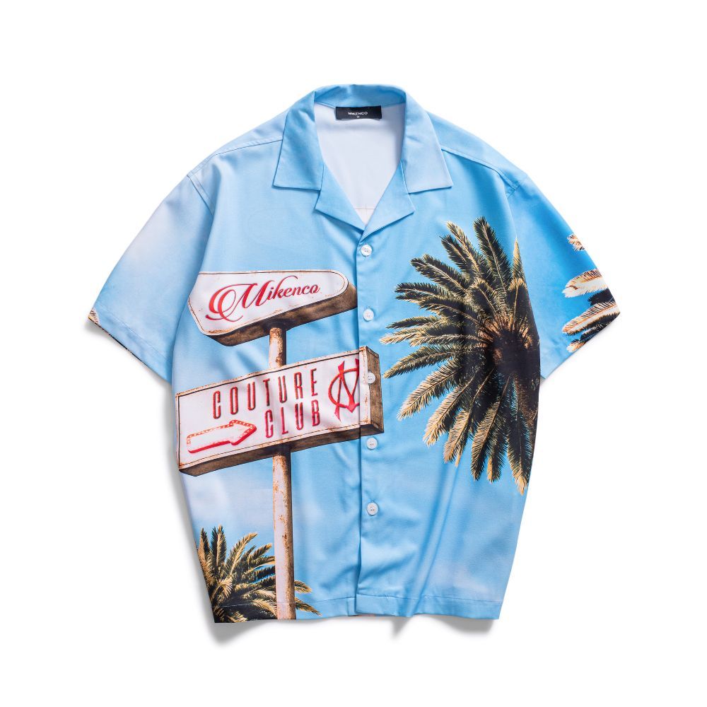 Áo sơ mi unisex MIKENCO Palm Avenue Shirt