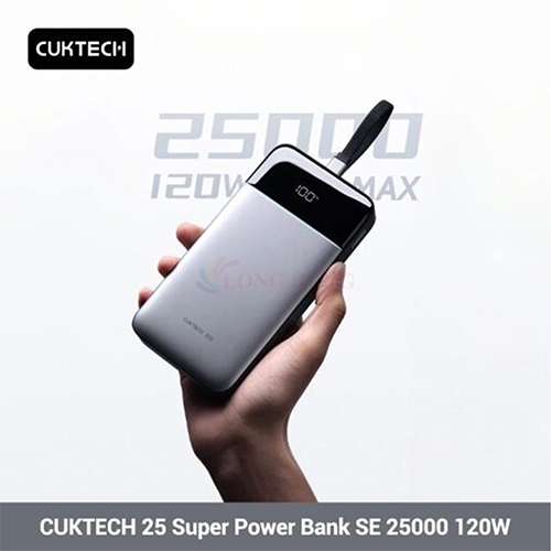 Sạc dự phòng Cuktech 25 SE Power Bank Bank 25000mAh 120W LPB252N - Hàng chính hãng | BigBuy360 - bigbuy360.vn