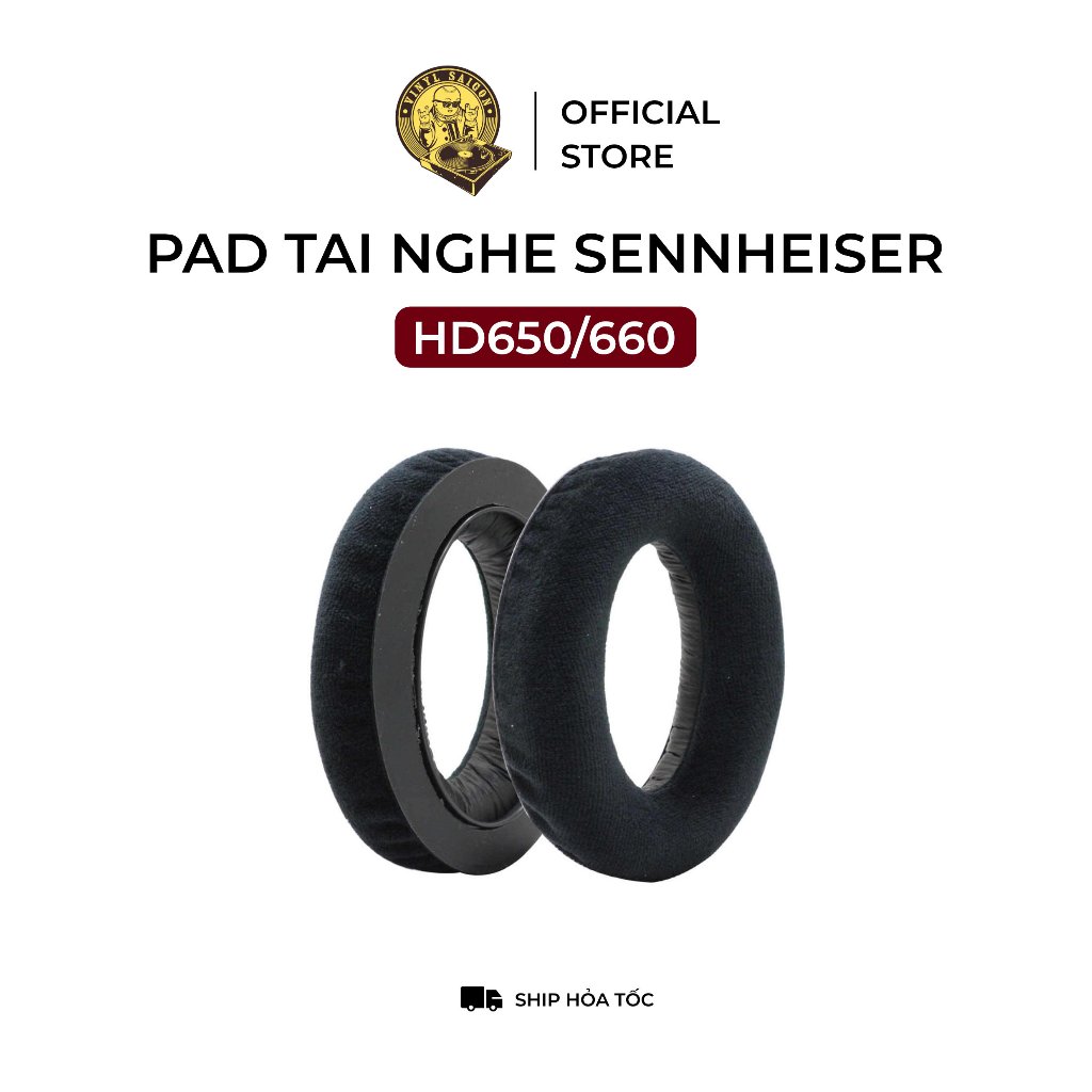 Pad tai nghe thay thế Sennheiser HD650/HD600 earpad