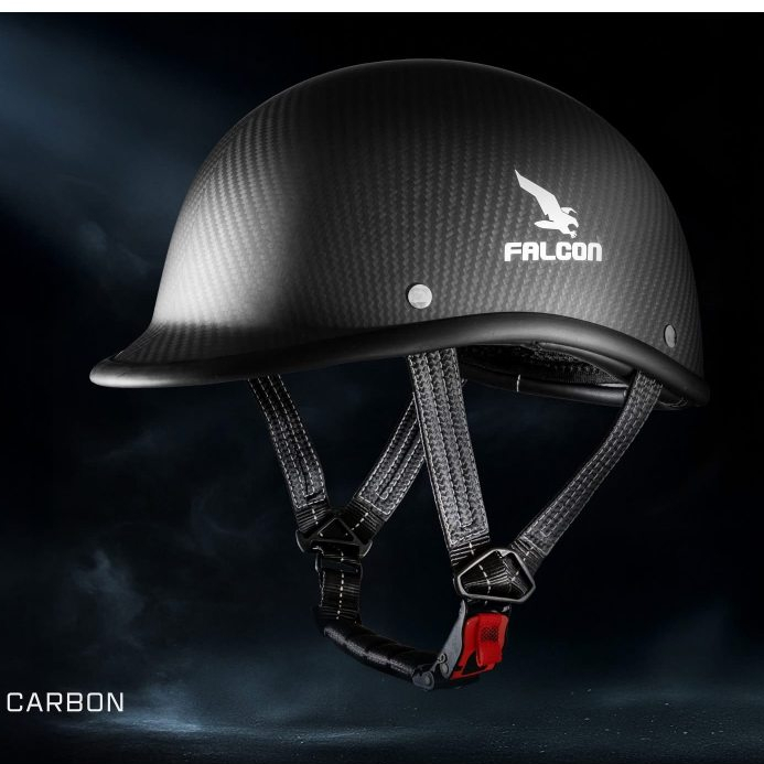 [ Hỏa Tốc] Falcon Nón Bảo Hiểm Carbon Falcon F23 Siêu Nhẹ Falcon - Mũ Carbon Chính Hãng